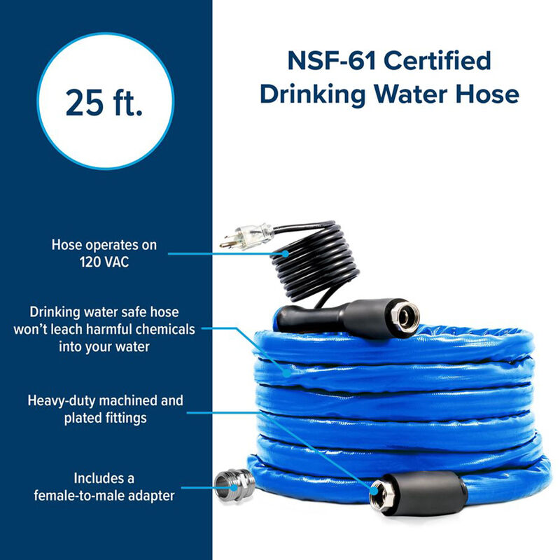 Camco 25' TastePure RV Heated Drinking Water Hose image number 6
