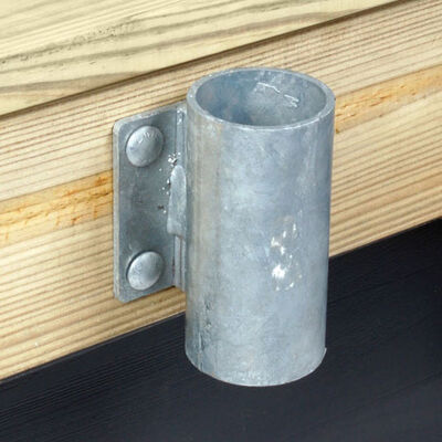 Standard-Grade 3/16" Floating Dock Hardware Outside 3" Pipe Holder