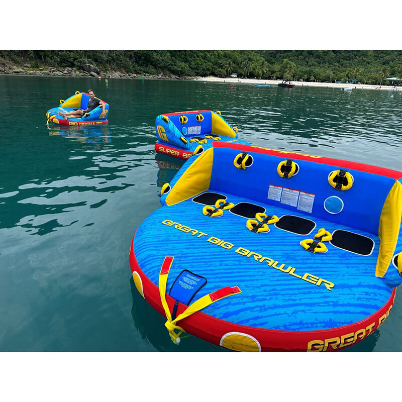 Gladiator Super Brawler 3-Person Towable Tube image number 5