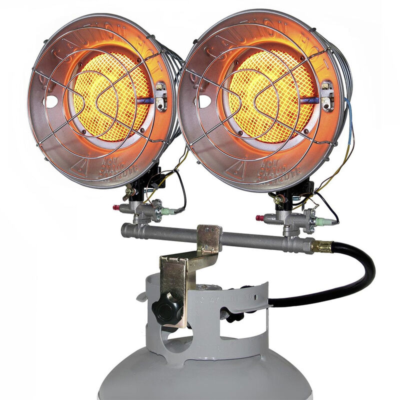 Dura Heat Propane Double Tank Top Heater with Tip-Over Shutoff image number 1