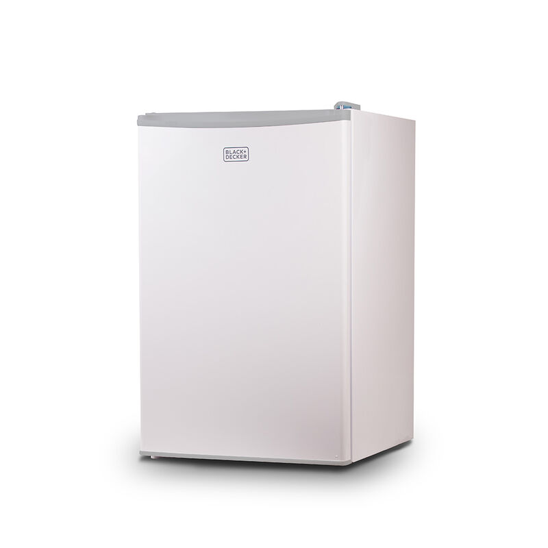 Black+Decker 4.3 cu. ft. Mini Refrigerator with Freezer, White image number 1
