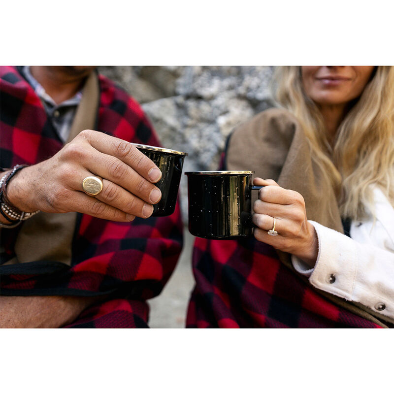 Stansport Enamel Percolator Coffee Pot and 4-Mug Set image number 3