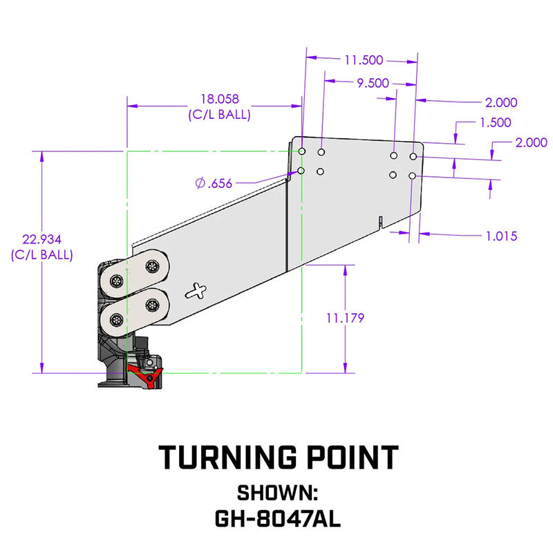 Gen-Y Hitch GH-8076AL Executive Torsion-Flex Rhino SnapLatch Fifth Wheel Pin Box Replacement image number 12