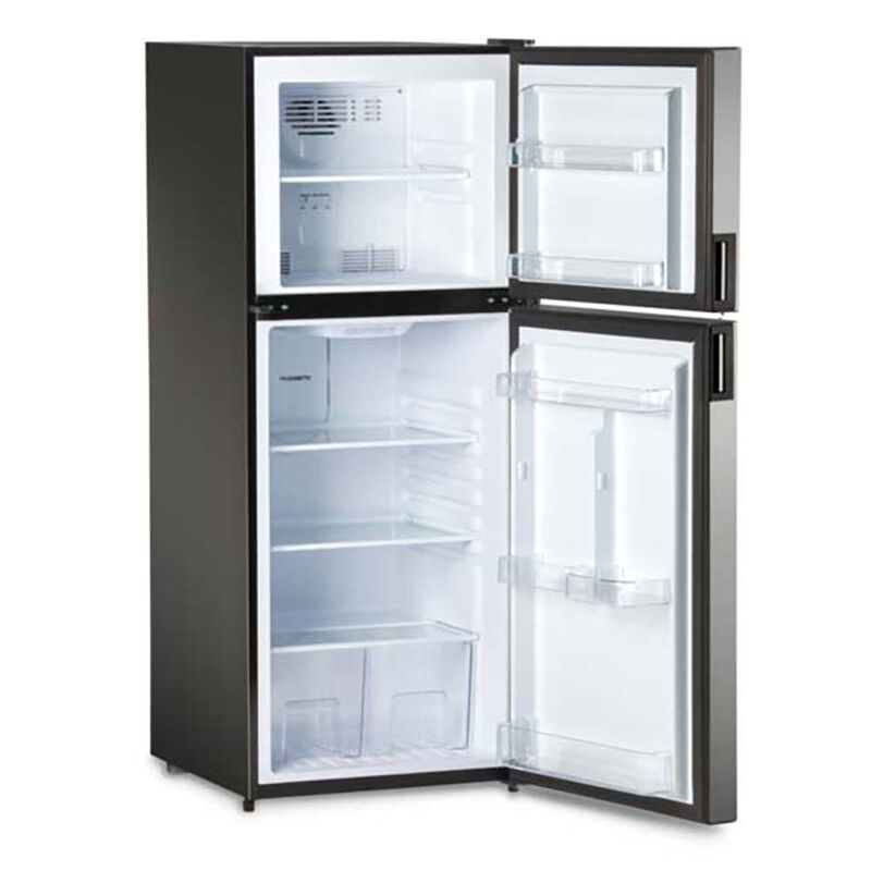 Dometic DMC4101 10 Cubic Foot Dual Compartment 2 Door Refrigerator With Freezer, Black image number 2