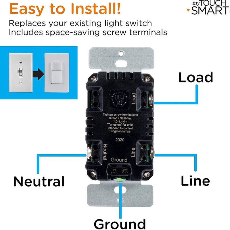 myTouchSmart SimpleSet In-Wall Digital Timer image number 5