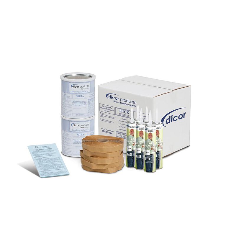 Dicor Rubber Roof Installation Kit, Dove image number 1