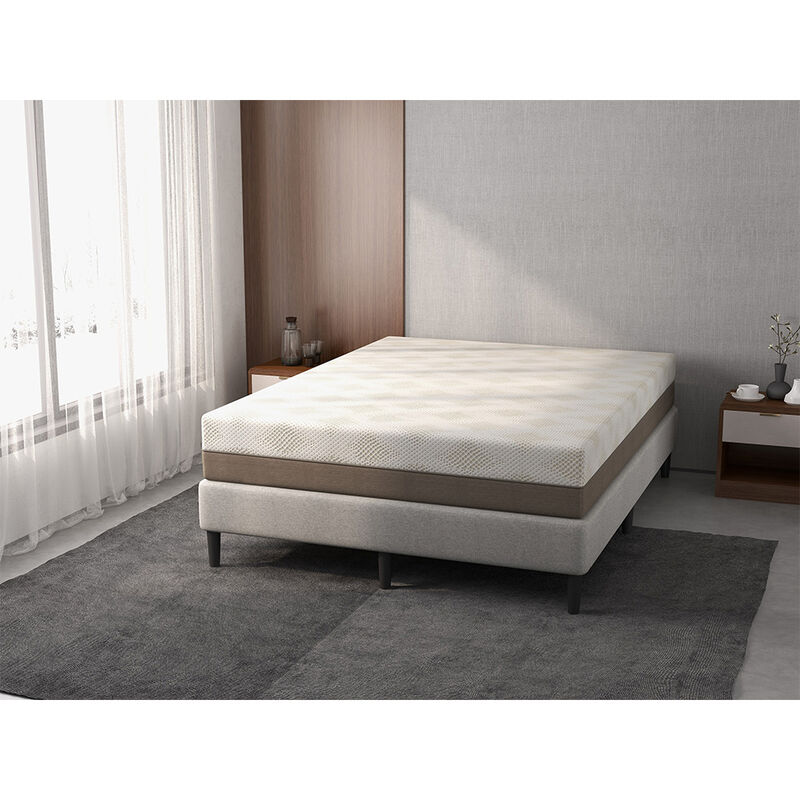 Cozyway 12" Copper Gel Foam Coil Mattress, Short Queen | Mattress in a box image number 2