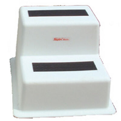 Stepsafe Dock Step, White, Double Tread