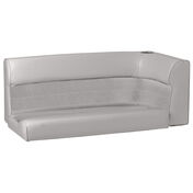 Toonmate Deluxe Pontoon Left-Side Corner Couch Top, Gray Patterns