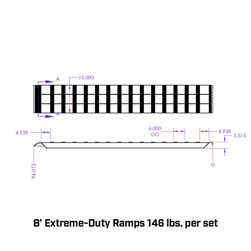 Gen-Y Hitch 6' Aluminum Loading Ramps, Pair image number 11