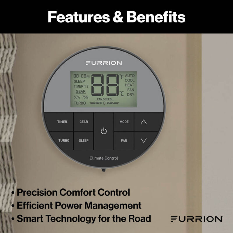 Furrion Chill Cube Ducted RV Rooftop AC Single-Zone Thermostat image number 3