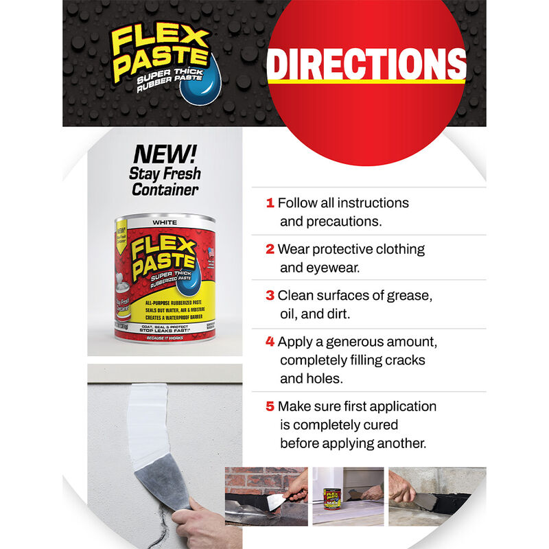 Flex Paste MAX, 12 lbs., White image number 6