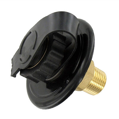 Valterra A01-0169LF RV Freshwater Inlet, Black Flange