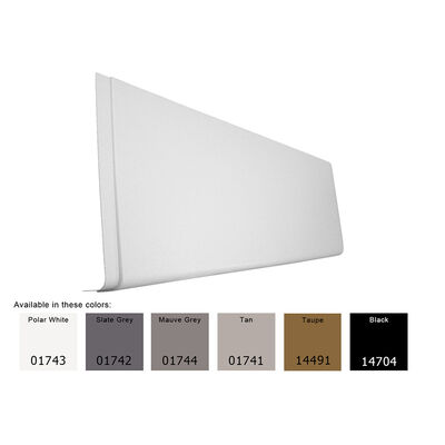 ICON J-Wrap Panel Skirting, 48" Viewable Section, Black