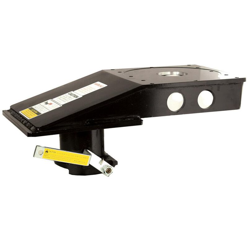 PopUp Towing RV4 9" Offset 5th Wheel Gooseneck Adapter for Flatbed, 7.5" Fixed Height image number 1