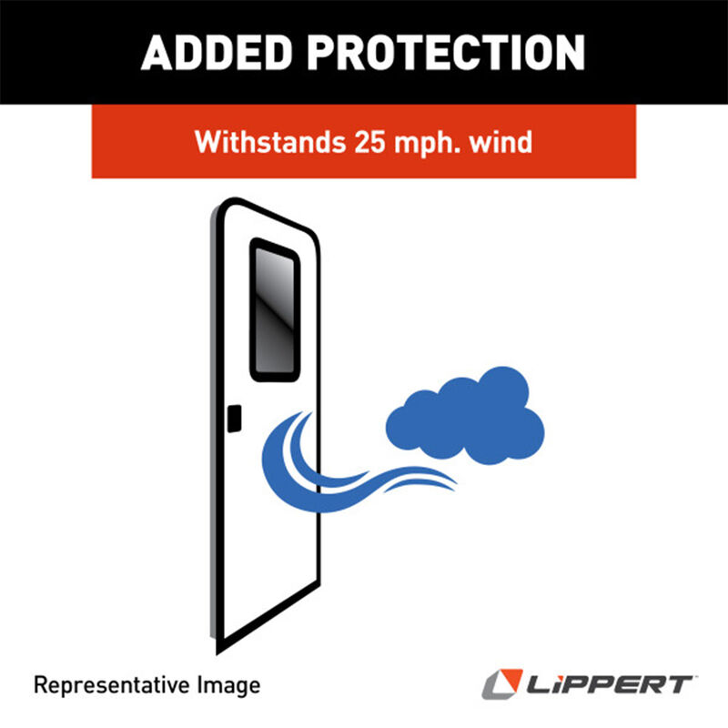 Lippert Friction Hinge Kit for RV Entry Doors - Black image number 8