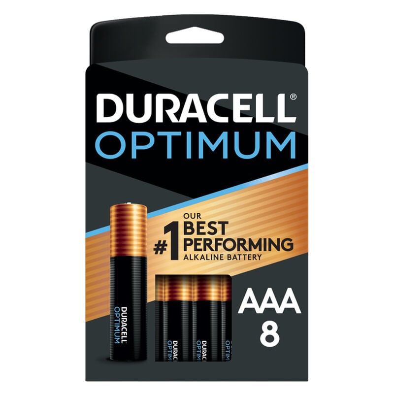Duracell Optimum AAA Alkaline Batteries, 8-Pack image number 1