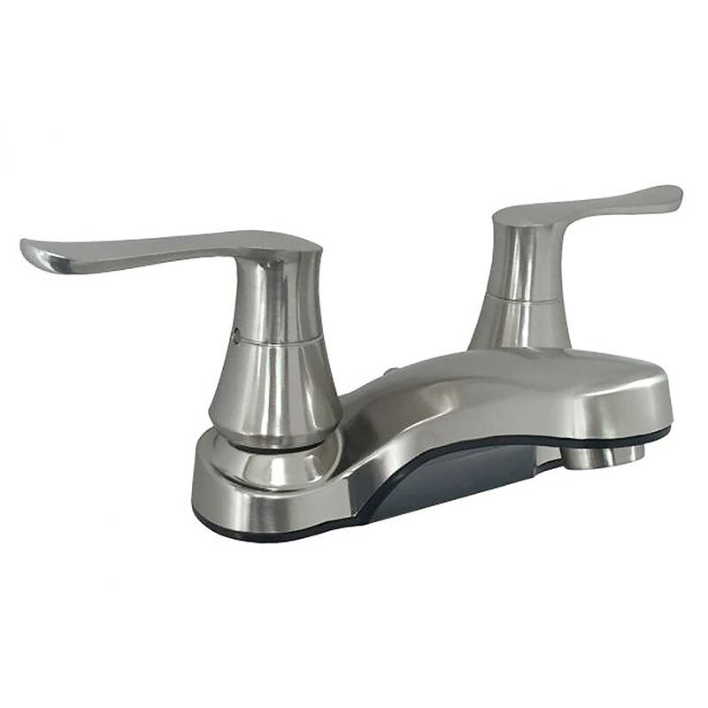 Empire Faucet Chrome RV/Mobile Home Bathroom Faucet with Solid Sabre Handles & 2.2 GPM Aerator image number 1