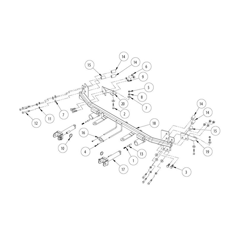 Roadmaster 523207-5 Direct-Connect Baseplate Kit, 2020-2023 Buick Encore GX image number 3