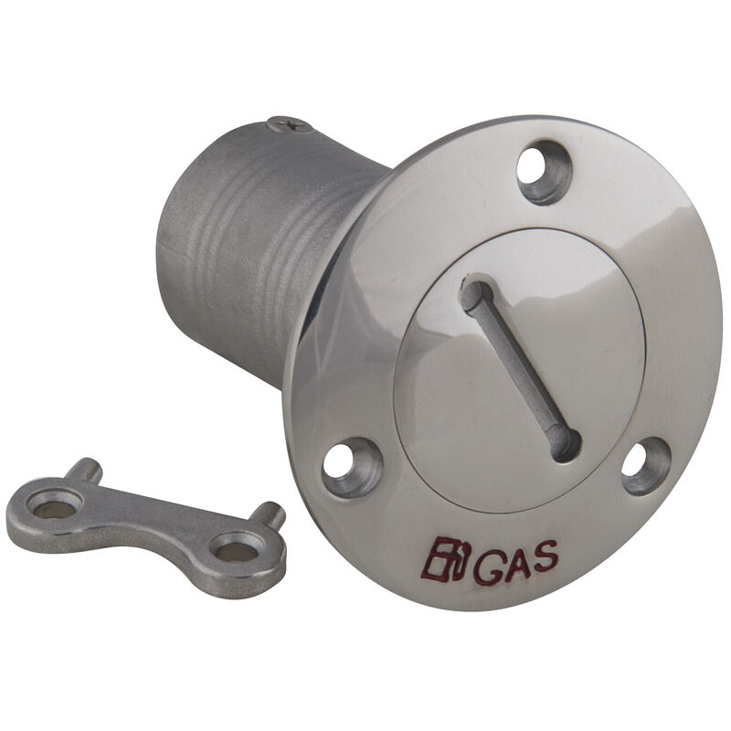 Stainless Steel Gas Deck Fill For 1-1/2" Hose image number 1