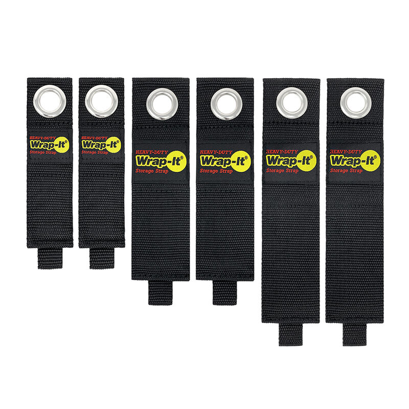Wrap-It Heavy-Duty Storage Straps, Assorted 6-Pack image number 1