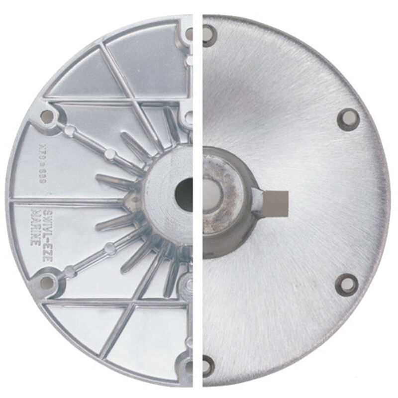 Swivl-Eze Wedge Brushed Aluminum Base Plate for 2" Wedge Pedestals image number 3