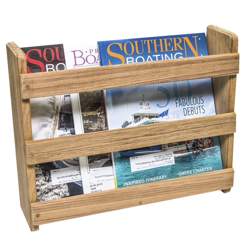 Whitecap Teak Magazine Rack image number 2