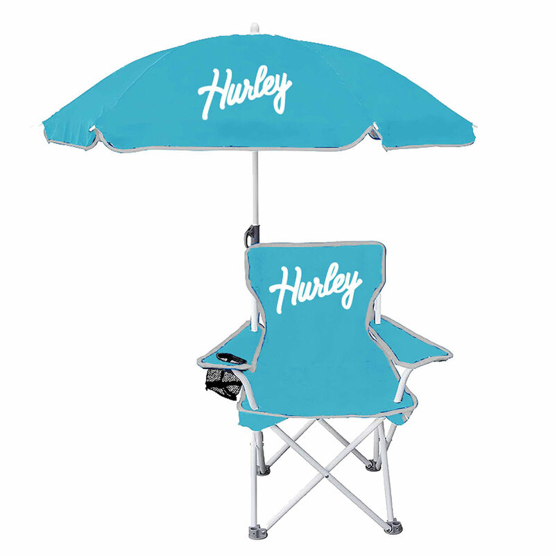 Hurley Kids Quad Chair w/ Umbrella - Sky Blue image number 1