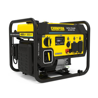 Champion 4500-Watt RV-Ready Open-Frame Inverter Generator with CO Shield