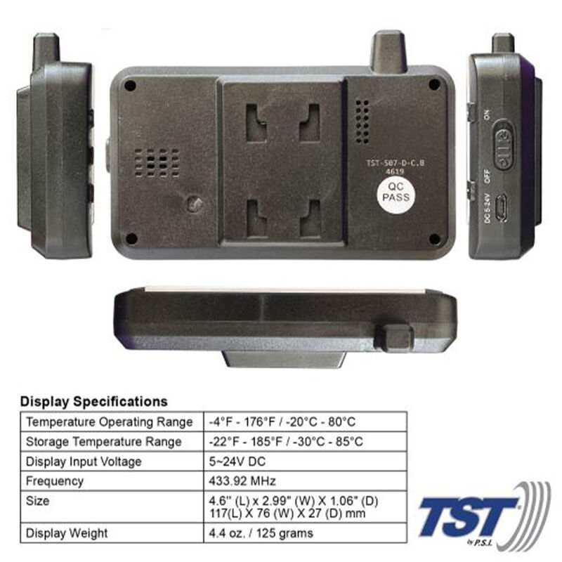TST 507 Series 6 Sensor TPMS System with Color Display image number 5