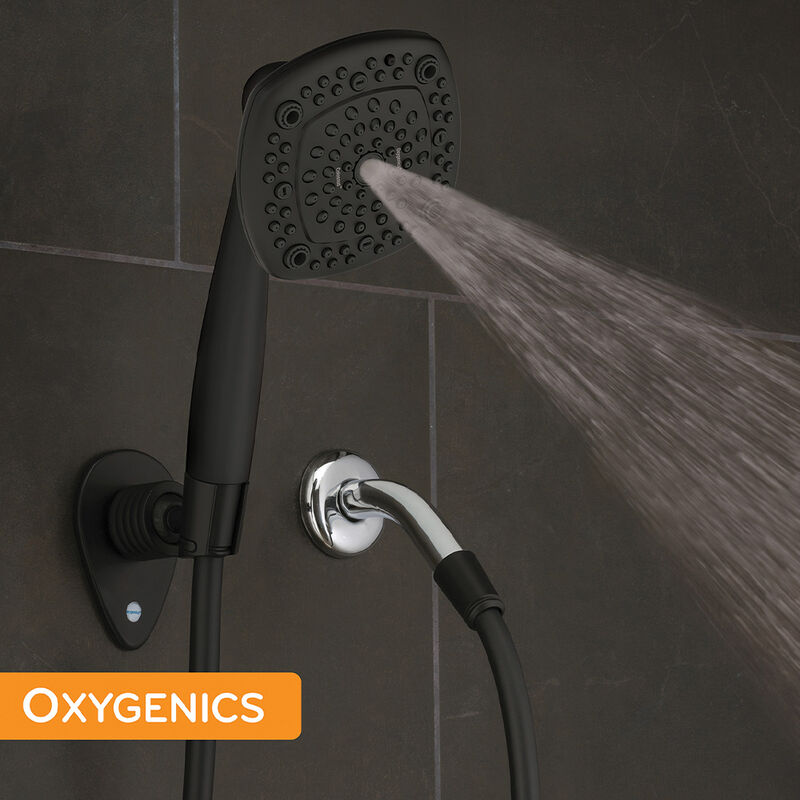 Oxygenics Colossus RV Handheld Shower Head Kit, Matte Black image number 8