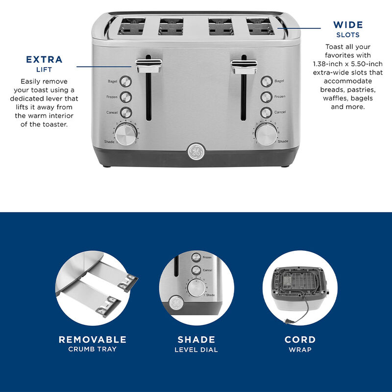 GE 4-Slice Toaster image number 6