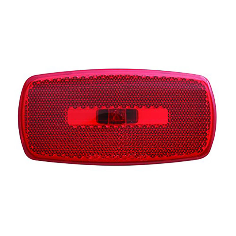 Rectangular Reflector/Clearance/Marker Light - twist-in socket; Red image number 1