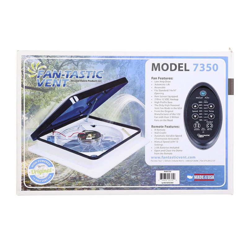 Dometic Fan-Tastic Ceiling Fan/Vent with Remote Control image number 4