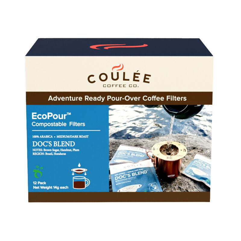 Coulee Doc's Blend Coffee, 10 Pre-Filled EcoPour Filters image number 1