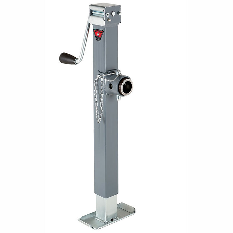 Bulldog Trailer Tongue Jack, Manual Round Sidewind Swivel Jack image number 1