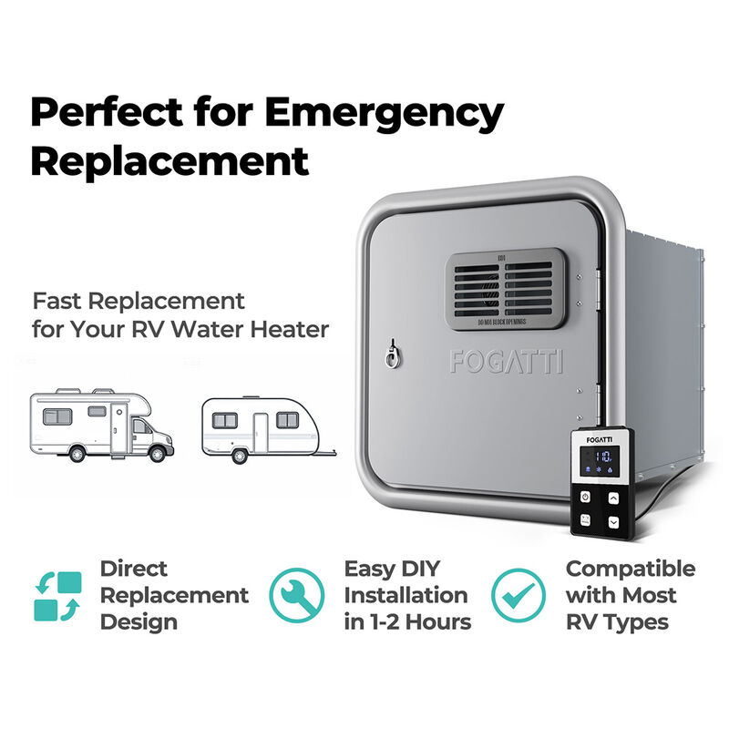 Fogatti InstaShower Ultra 66K BTU Tankless RV Water Heater image number 13