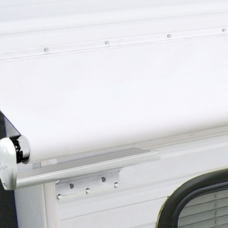 Carefree Slide Fabric, White, 156" image number 1