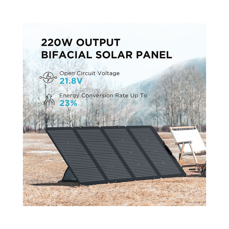 EcoFlow DELTA 2 Portable Power Station with 220W Solar Panel image number 6