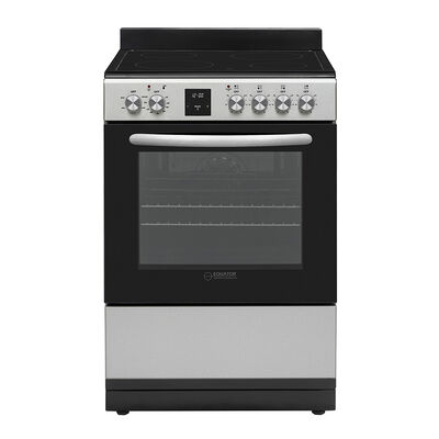 Equator 24" Electric Cooking Range with Convection Oven and Air Fryer, Stainless Steel
