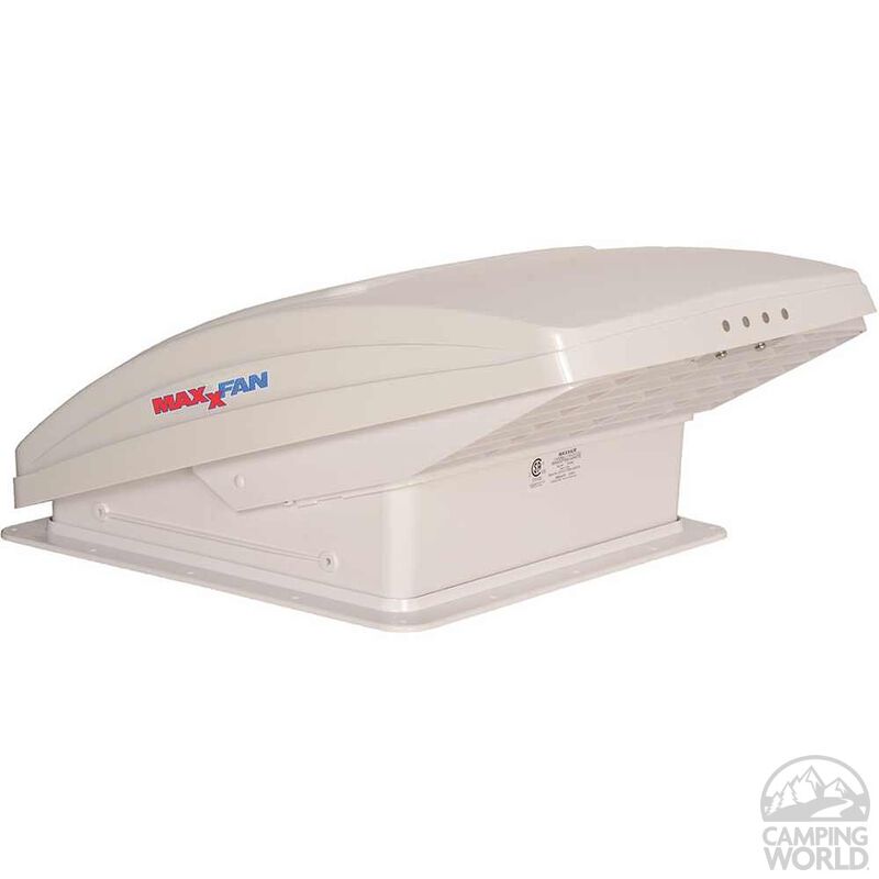 MaxxFan Deluxe Remote Control RV Ventilator System, White Lid image number 5
