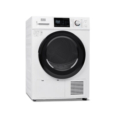 Black+Decker 4.4 cu. ft. 240V Ventless Electric Dryer, White