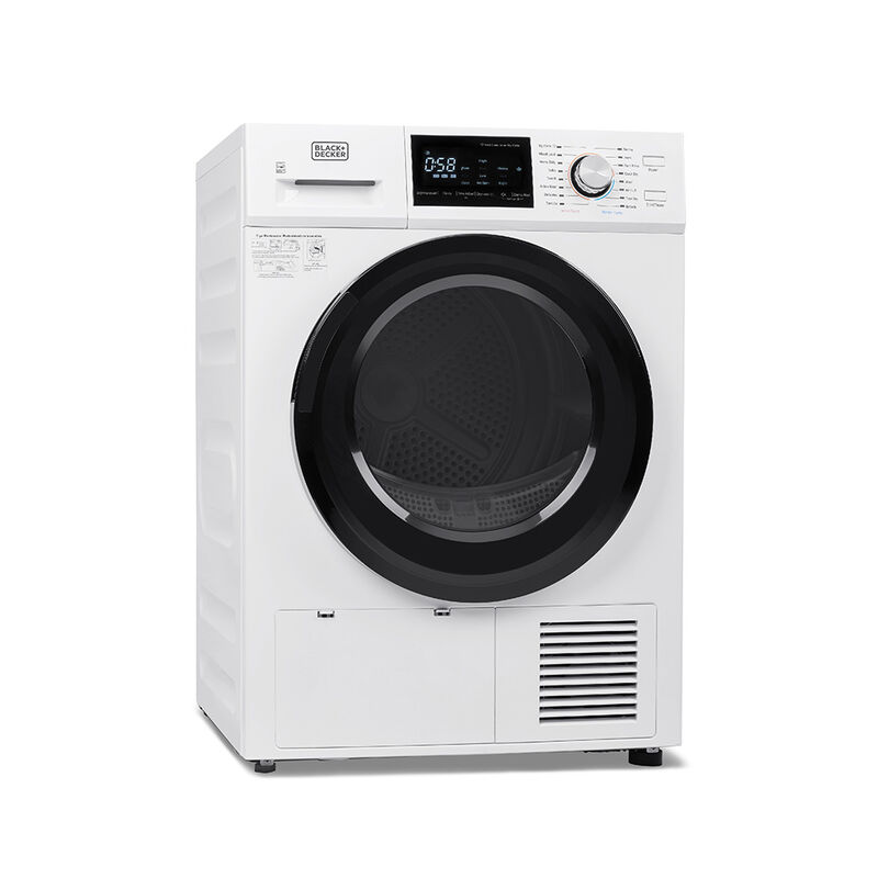 Black+Decker 4.4 cu. ft. 240V Ventless Electric Dryer, White image number 1