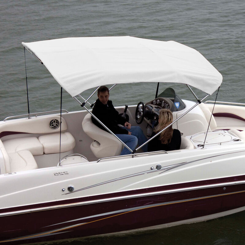 Shademate Bimini Top Sunbrella Fabric and Boot Only, 4-Bow 8'L, 54"H, 91"-96"W image number 9