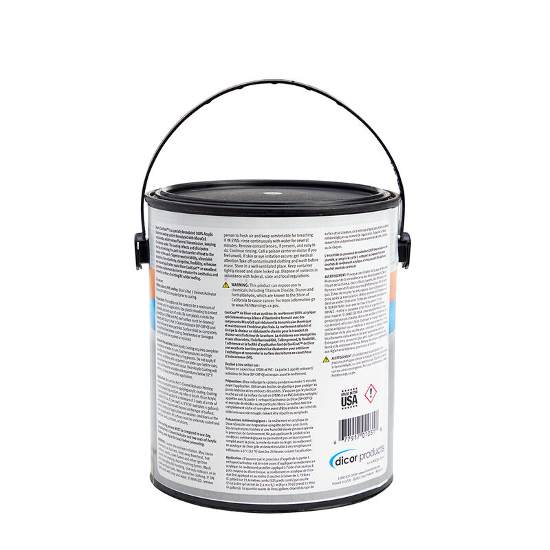 Dicor CoolCoat EPDM/PVC Insulating Roof Coating, 1 Gallon image number 2