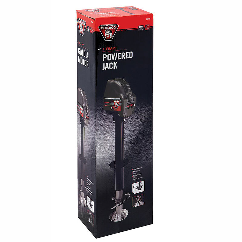 Bulldog Trailer Tongue Jack, A-Frame Powered Drive Jack image number 2