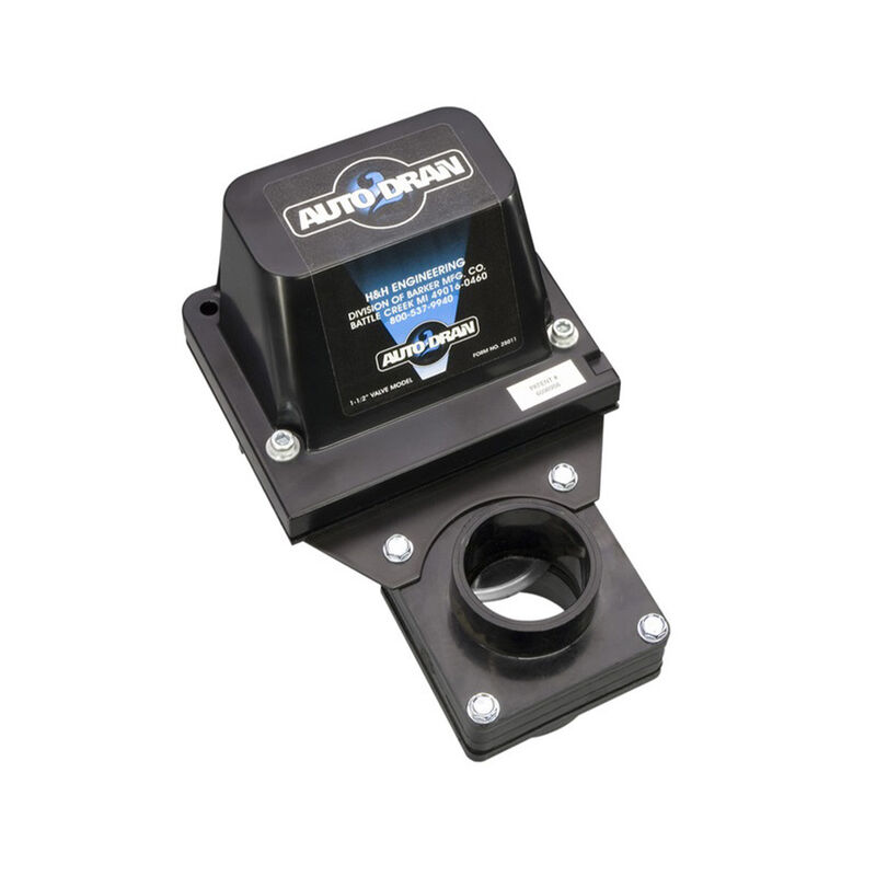 Barker 24140 Auto-Drain RV 1-1/2" Gray Water Waste Valve image number 1