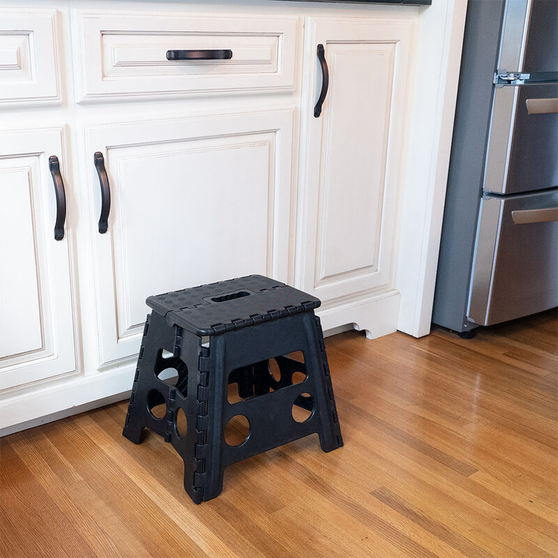Camper's Choice 12.6" Black Folding Step Stool image number 3