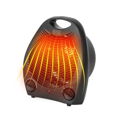 Black+Decker Personal Electric Heater, Black