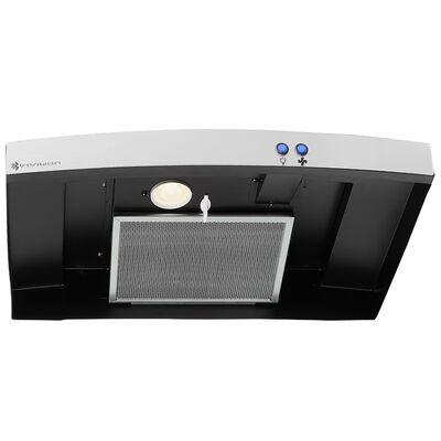 InVision Vented RV Range Hood, Stainless Front